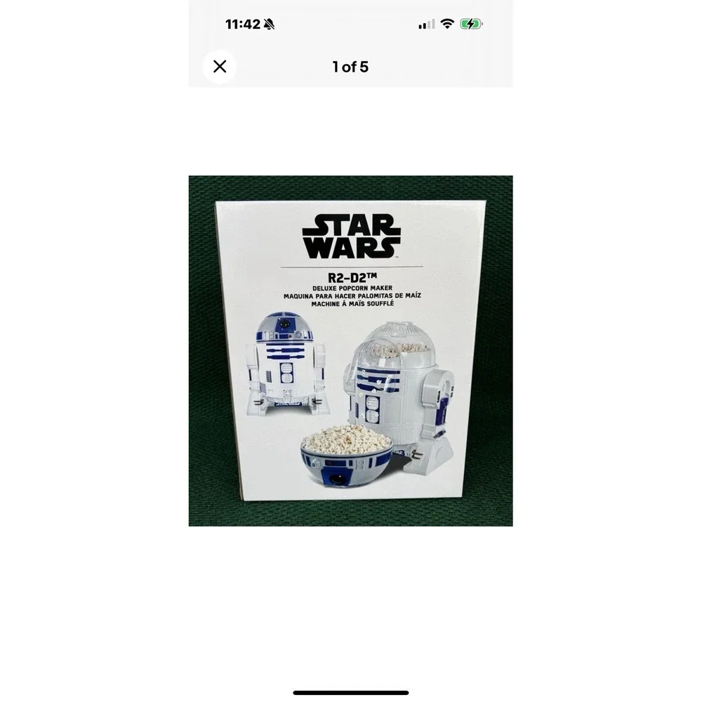 Star Wars R2D2 Popcorn Maker Fully Operational Droid Kitchen Appliance Brand New